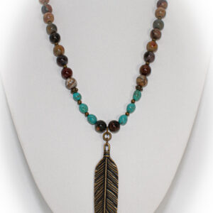 Shop Wyoming Feather Necklace TPN-11A