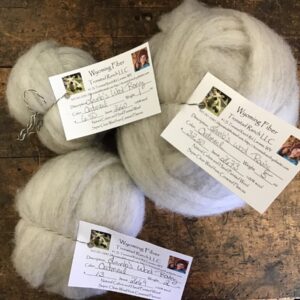 Shop Wyoming Tronstad Ranch Oatmeal Lamb’s Wool Roving