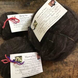 Shop Wyoming Tronstad Ranch Natural Chocolate Brown Roving