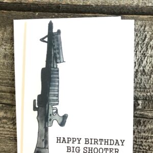 Shop Wyoming Happy Birthday Big Shooter M-60 greeting card