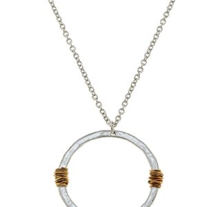 Shop Wyoming Wire-Wrapped Circle Pendant Necklace