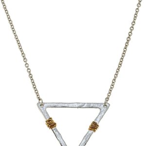 Shop Wyoming Wire-Wrapped Triangle Pendant Necklace