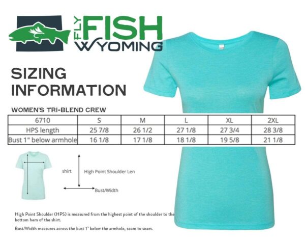 Shop Wyoming Women’s Fish Wild Wyoming Tee