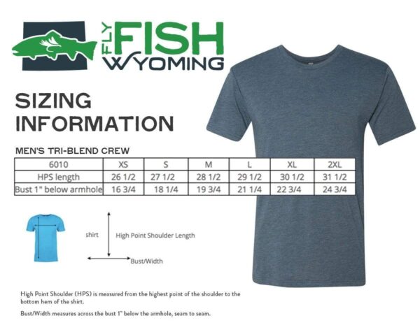 Shop Wyoming Signature Fly Fish Wyoming® Logo Tee