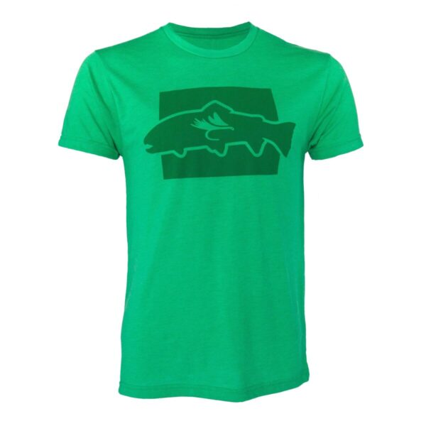 Shop Wyoming Signature Fly Fish Wyoming®  Logo Tee 2