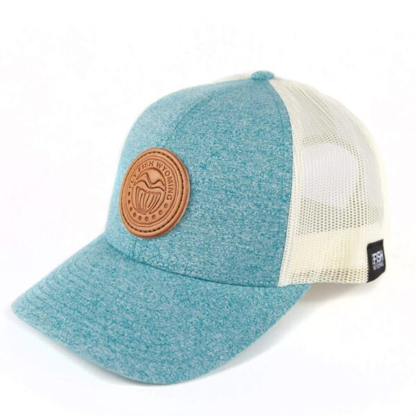 Shop Wyoming Reel Patch Trucker Hat – Teal