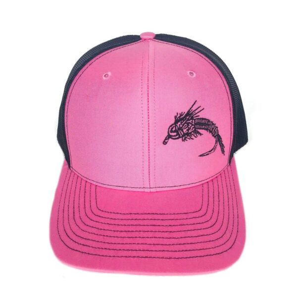 Shop Wyoming Nymph Design Trucker – Pink/Black – “So Fly” Series 2