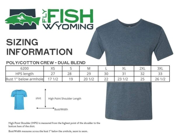 Shop Wyoming Rainbow Trout Pattern Tee