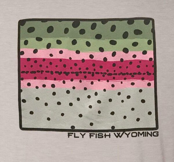 Shop Wyoming Rainbow Trout Pattern Tee
