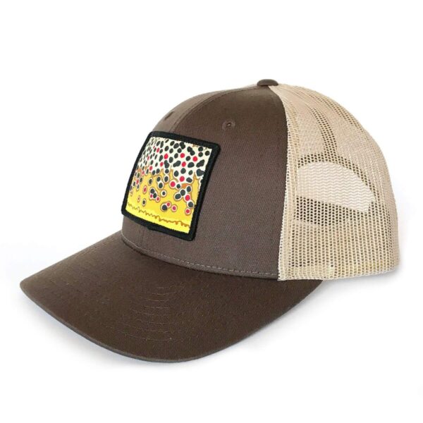 Shop Wyoming Brown Trout Pattern Patch Hat