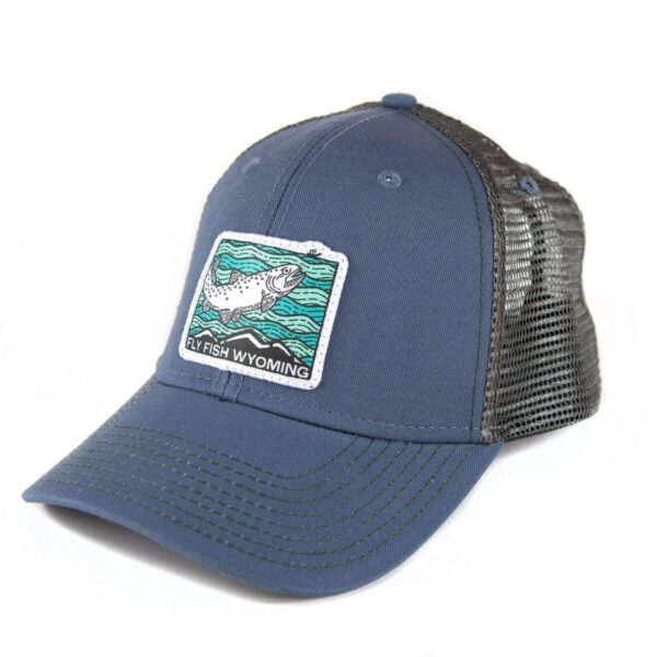 Shop Wyoming Fish Rising Trucker Hat – Steel