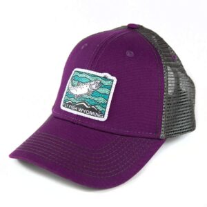 Shop Wyoming Fish Rising Patch Trucker Hat