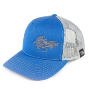 Shop Wyoming Streamer Trucker – Cobalt/Gray – So Fly Series 1