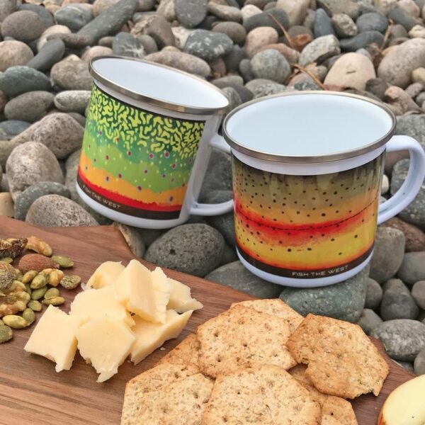 Shop Wyoming Trout Pattern Camp Mugs