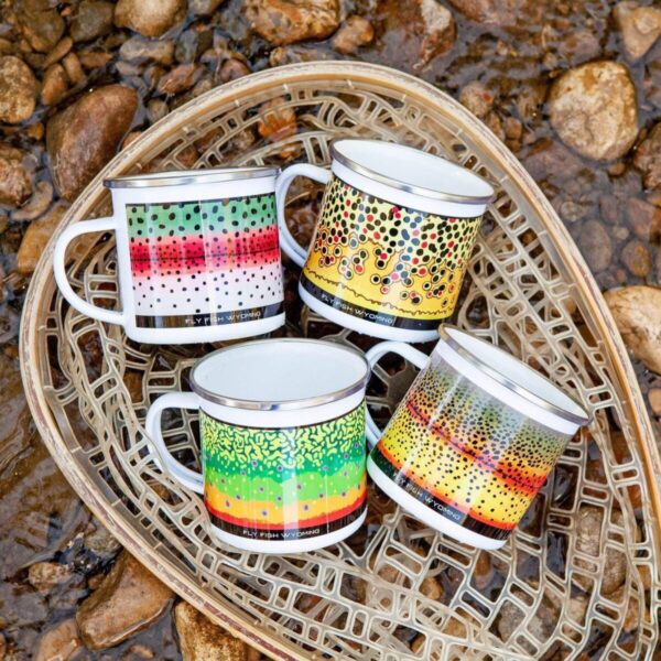 Shop Wyoming Trout Pattern Camp Mugs