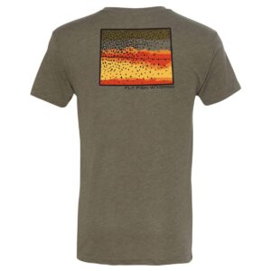 Shop Wyoming Cutthroat Trout Pattern Tee