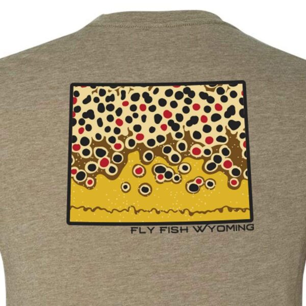 Shop Wyoming Brown Trout Pattern Tee