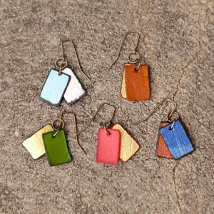 Shop Wyoming Double Rectangle Earrings