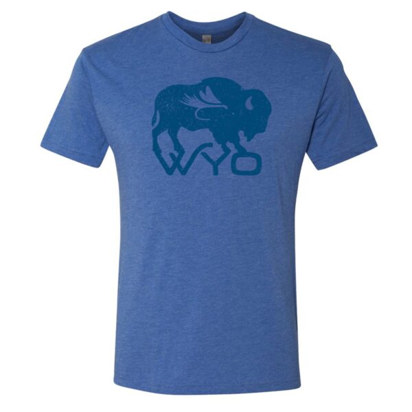 Shop Wyoming Wyo Fly Bison Logo Tee