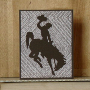 Shop Wyoming Wyoming Licensed Bucking Horse Greeting Card