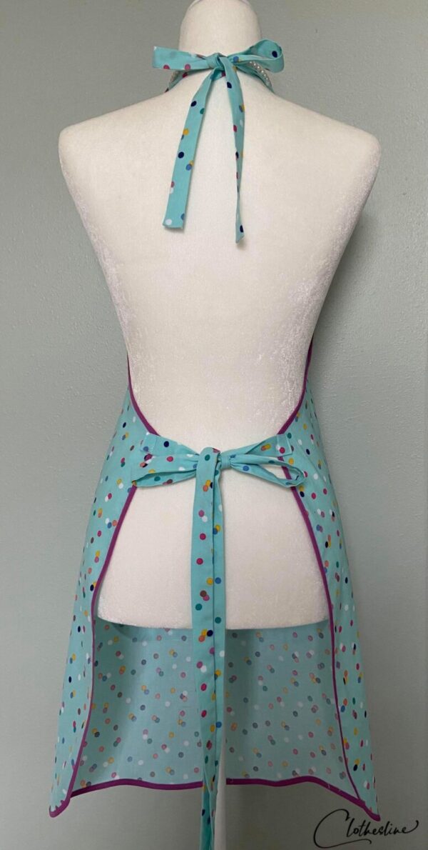 Shop Wyoming Mint Green and Polka dots everyday apron