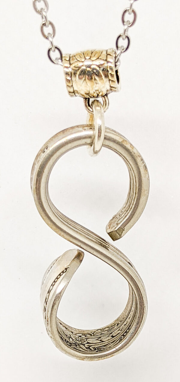 Shop Wyoming Silverware Infinity Necklace “Reflection”