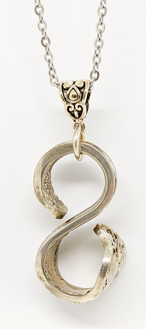 Shop Wyoming Silverware Infinity Necklace “Wisteria”