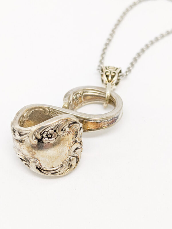 Shop Wyoming Silverware Infinity Necklace “Wisteria”