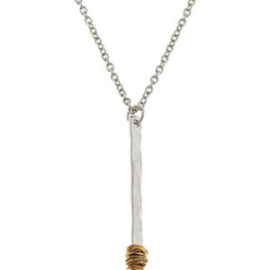 Shop Wyoming Wire-Wrapped Vertical Pendant Necklace