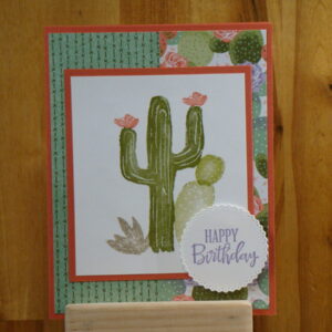 Shop Wyoming Flowering Dessert Birthday Card