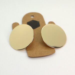 Shop Wyoming Golden Circled Studded Earrings