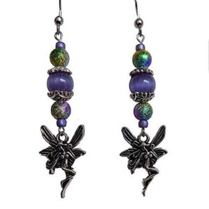 Shop Wyoming Beaded Whimsical Fairy Handmade Dangle Earrings