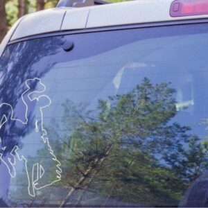 Shop Wyoming Wyoming Bucking Cowboy Outline Decal