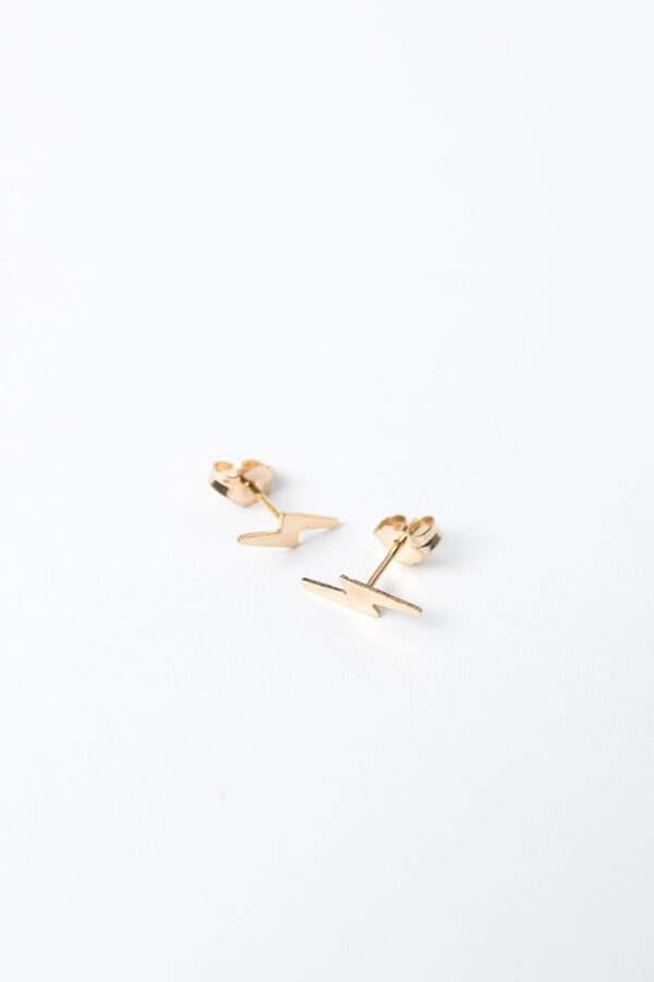 Shop Wyoming Tiny Bolt Earrings | Gold Filled