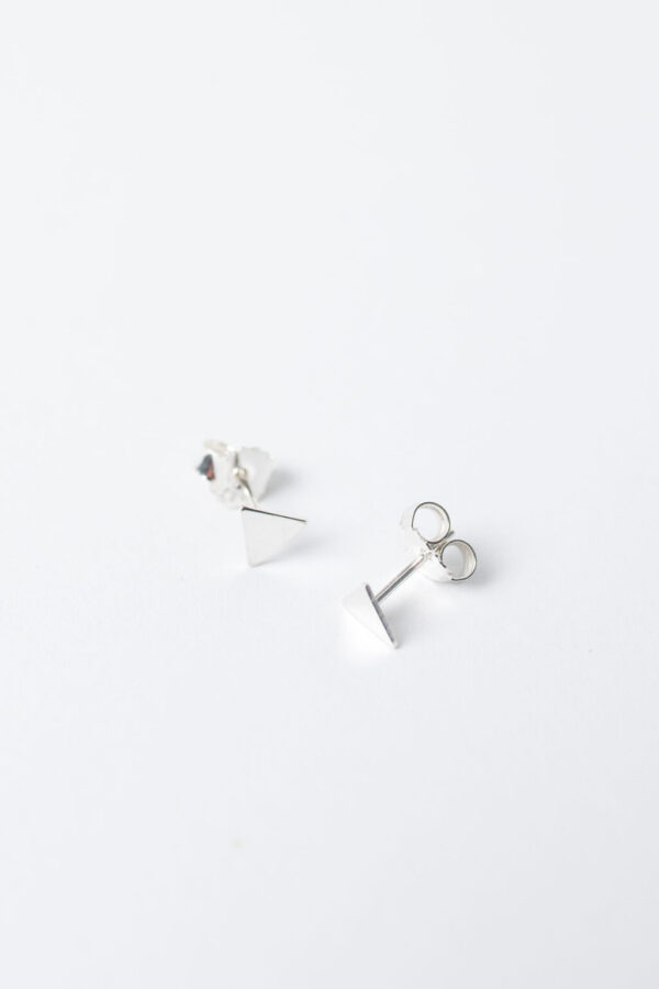 Shop Wyoming Tiny Triangle Stud Earrings | Sterling Silver