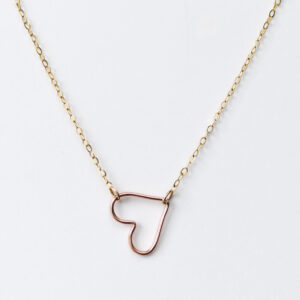 Shop Wyoming Heart Necklace | Rose Gold Filled