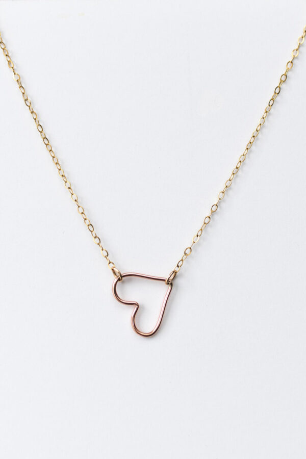 Shop Wyoming Heart Necklace | Rose Gold Filled