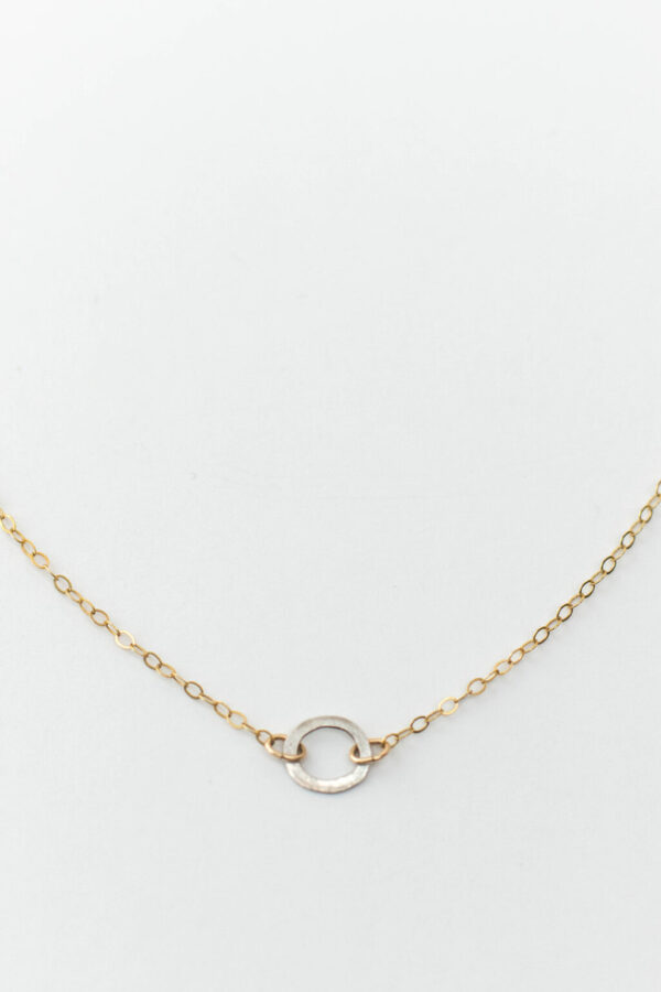 Shop Wyoming Tiny Hoop Necklace | Gold Filled