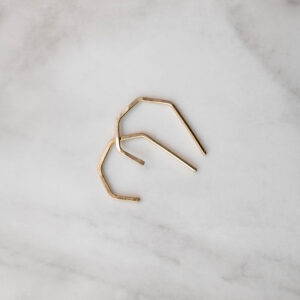 Shop Wyoming Geo Stud Earrings | Gold Filled
