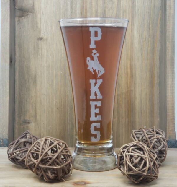 Shop Wyoming Flared Pilsner Wyoming Pokes Glass