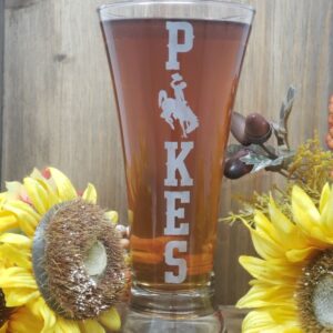 Shop Wyoming Flared Pilsner Wyoming Pokes Glass