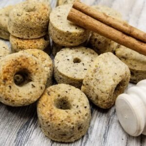 Shop Wyoming Honey Cinnamon Mini Donuts Handmade Gourmet Dog Treats – 4 oz. Bag