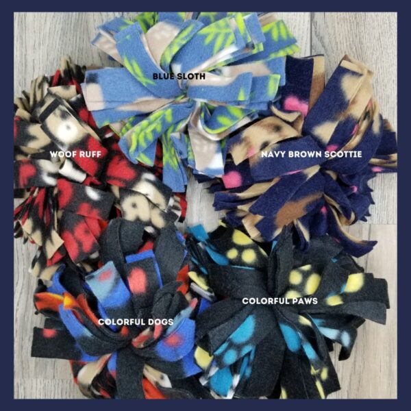 Shop Wyoming Snuffle Ball Soft Handmade Fleece Toys for Dogs – Large – 8 inch