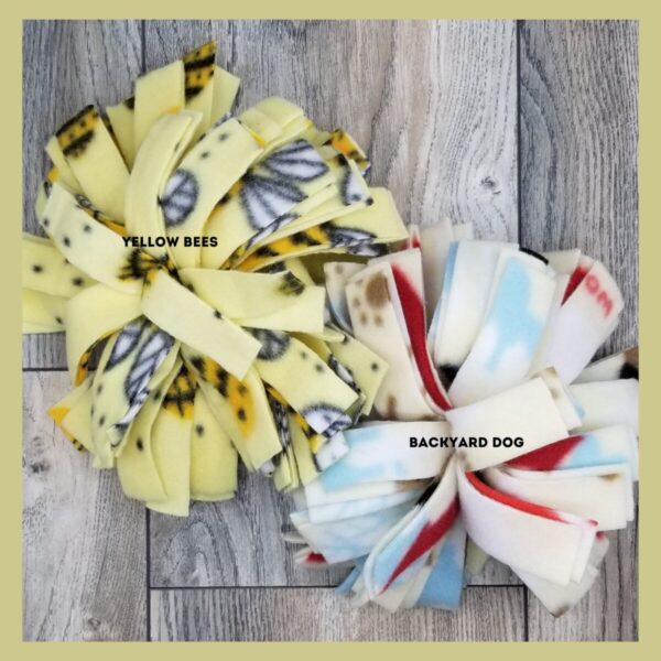 Shop Wyoming Snuffle Ball Soft Handmade Fleece Toys for Dogs – Large – 8 inch