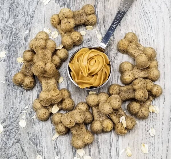 Shop Wyoming Oatmeal Peanut Butter Handmade Gourmet Dog Treats – 8 oz. Bag