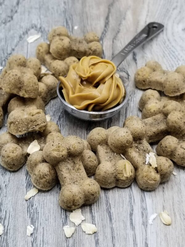Shop Wyoming Oatmeal Peanut Butter Handmade Gourmet Dog Treats – 8 oz. Bag