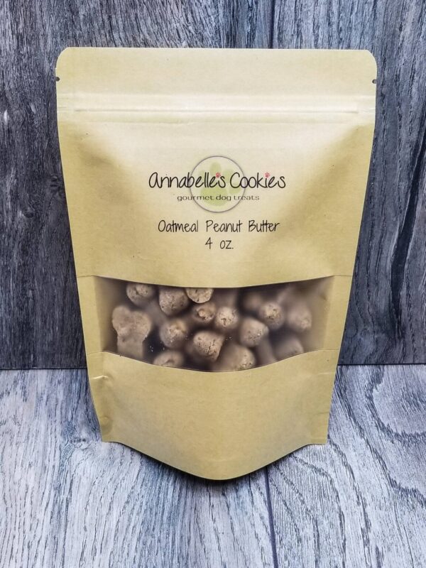 Shop Wyoming Oatmeal Peanut Butter Handmade Gourmet Dog Treats – 8 oz. Bag