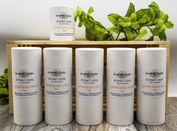 Shop Wyoming Stinky Dog Soothing Oatmeal Dry Shampoo for Dogs  Handmade 100% Natural