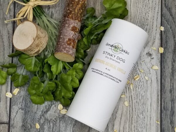 Shop Wyoming Stinky Dog Soothing Oatmeal Dry Shampoo for Dogs  Handmade 100% Natural