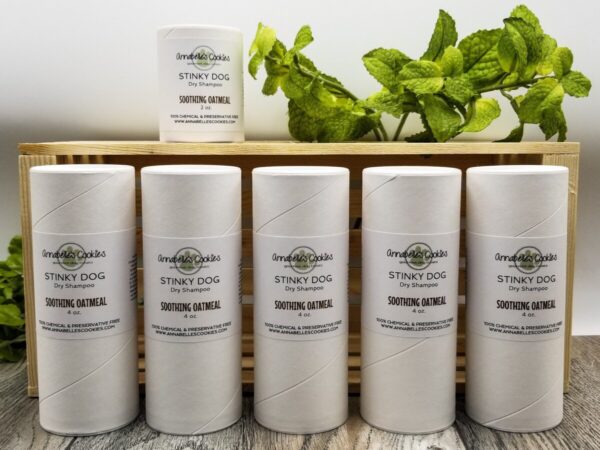 Shop Wyoming Stinky Dog Soothing Oatmeal Dry Shampoo for Dogs  Handmade 100% Natural
